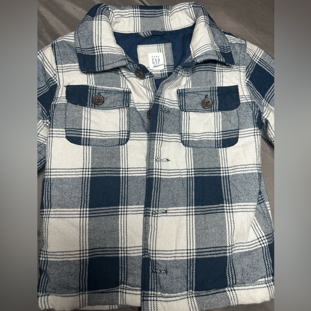 Baby Gap 18-24mo & 4T plaid shirt jacket